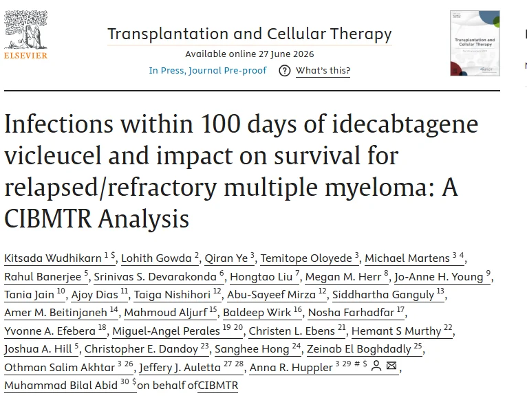 Myeloma Paper of the Day, June 28th Suggested by Robert Orlowski