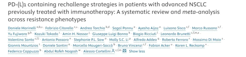 David Gandara: Systematic Review and Trial Data Question Benefit of PD-(L)1 Rechallenge in NSCLC