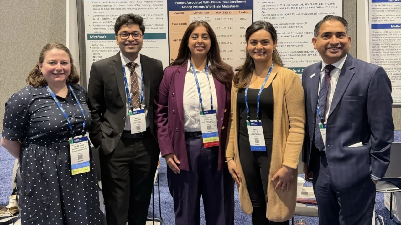 Zouina Sarfraz: Grateful to Contribute to 17 Projects at ASCO26