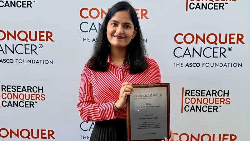 Sharvani Alajpur: Conquer Cancer Award and Research Presentation at First ASCO 2026