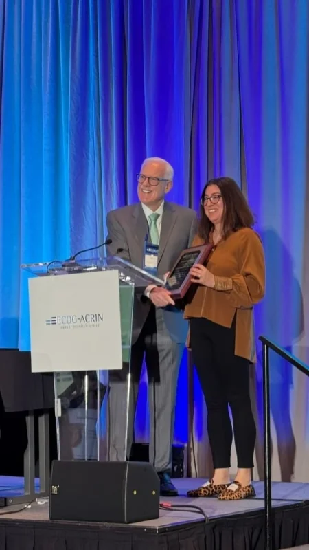 Valsamo Anagnostou: Honored to Receive the ECOG-ACRIN Cancer Research Group 2026 Young Investigator of the Year award 2 Valsamo Anagnostou