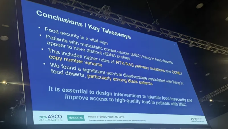 Nazik Hammad: Food Insecurity Shapes Tumor Biology and Survival Outcomes in Breast Cancer 2 Nazik Hammad