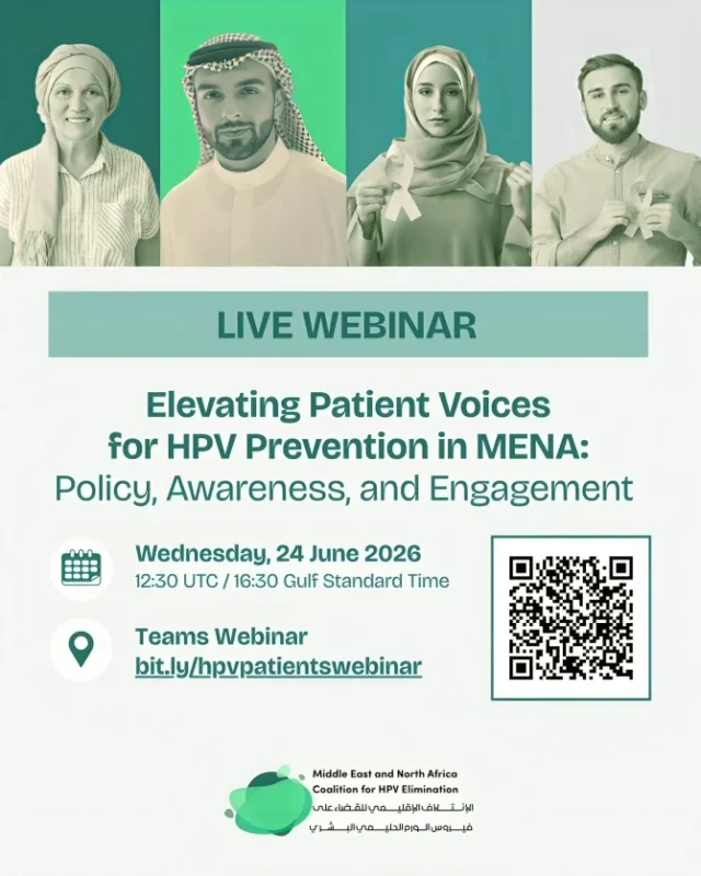 Hadi Mohamad Abu Rasheed: Elevating Lived Experiences to Accelerate HPV Elimination Across MENA 2 MENA Coalition for HPV Elimination