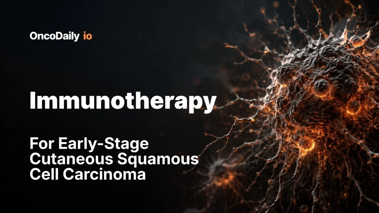 Immunotherapy for Early-Stage Cutaneous Squamous Cell Carcinoma