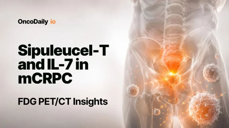 Sipuleucel-T With or Without IL-7 in mCRPC: FDG PET/CT Offers Early Imaging Insights