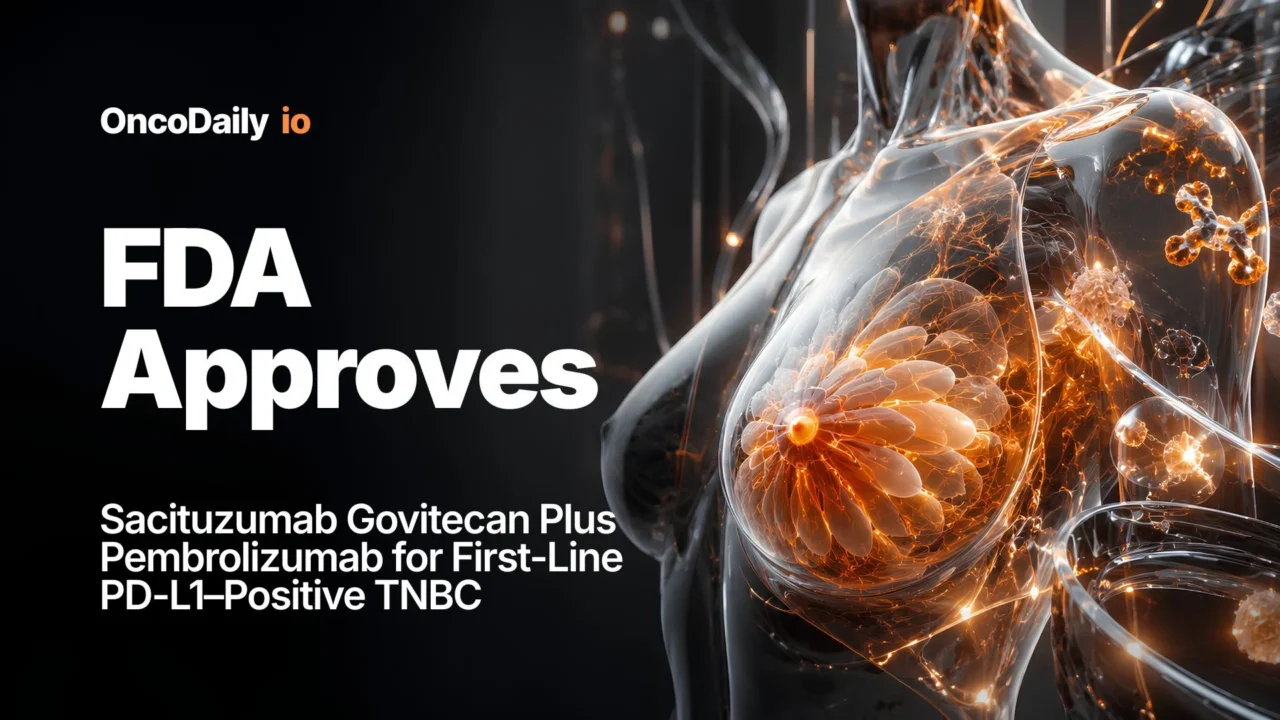 FDA Approves Sacituzumab Govitecan Plus Pembrolizumab for First-Line PD-L1–Positive TNBC