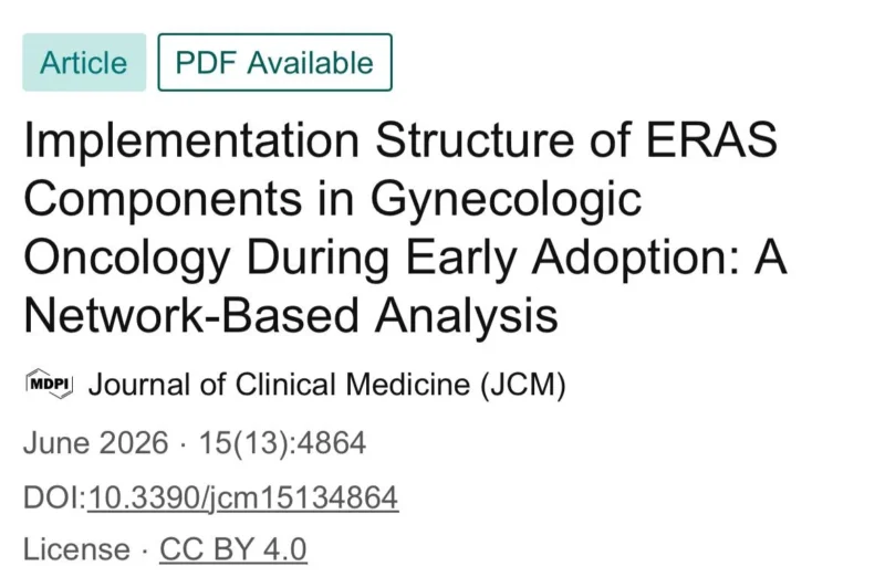 Vasilios Pergialiotis: Proud to Share Our Multicenter Study on ERAS Implementation