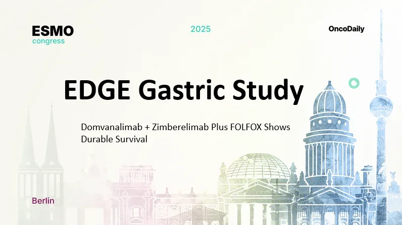 ESMO 2025 gastric cancer