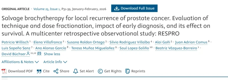 Hathal Haddad: Salvage Brachytherapy for Recurrent Prostate Cancer 2 Hathal Haddad