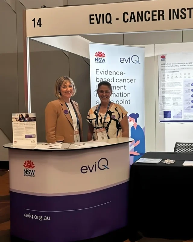 eviQ Team Highlights Cancer Treatment Education and Supportive Care at MASCC26 - Cancer Institute NSW 2 Cancer Institute NSW