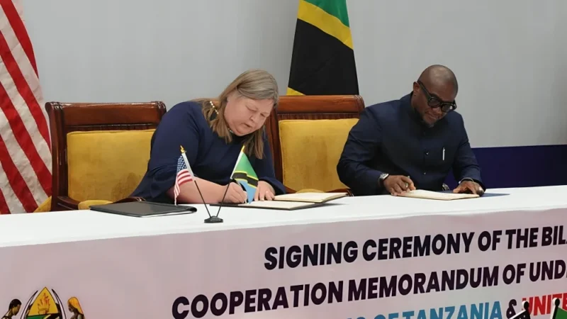 The United States and Tanzania Signed a 5 Year Bilateral Global Health MOU – U.S. Embassy Tanzania