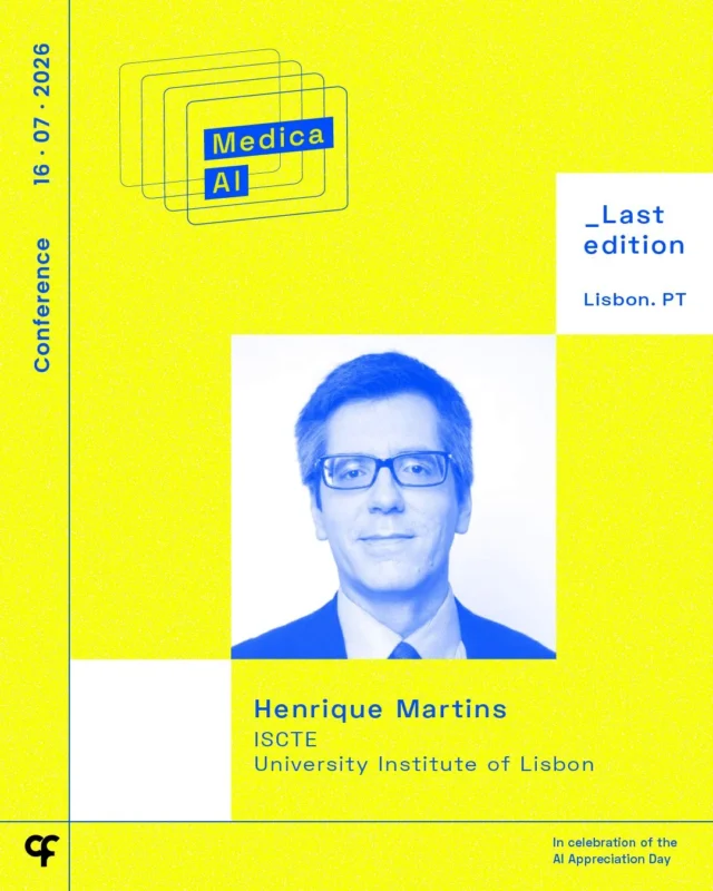 Henrique Martins: AI Day to Explore Future of Medicine in Lisbon 2 Henrique Martins: AI Day to Explore Future of Medicine in Lisbon