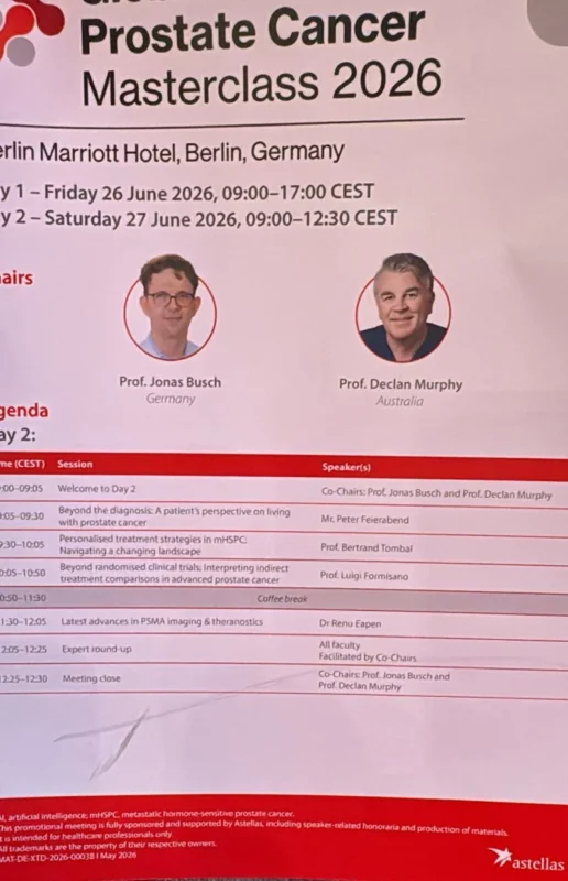 Luigi Formisano: Insights From Global Prostate Cancer Masterclass 2026 in Berlin 2 Luigi Formisano: Insights From Global Prostate Cancer Masterclass 2026 in Berlin