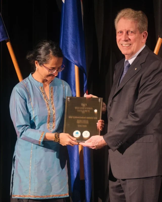 Sheetal Challam Receives Refugee Supporter-Highly Commended Award - Cancer Institute NSW 2 Cancer Institute NSW