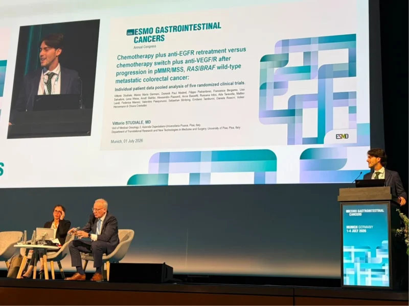 Vittorio Studiale: Stage-Based Survival Analysis at ESMO GI 2026 Rapid Oral Session