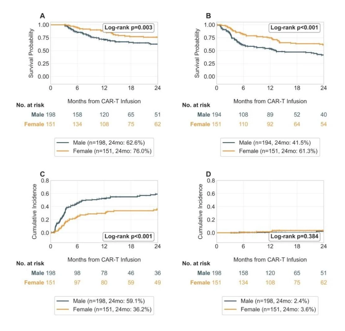 Muhammad Bilal Abid: Sex Differences Linked to CAR T-Cell Therapy Outcomes in Large B-Cell Lymphoma