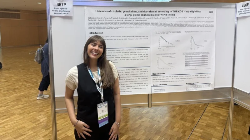 Andrea Casadei Gardini: Presenting Clinical Research on Advanced Biliary Tract Cancer at ESMO GI 2026