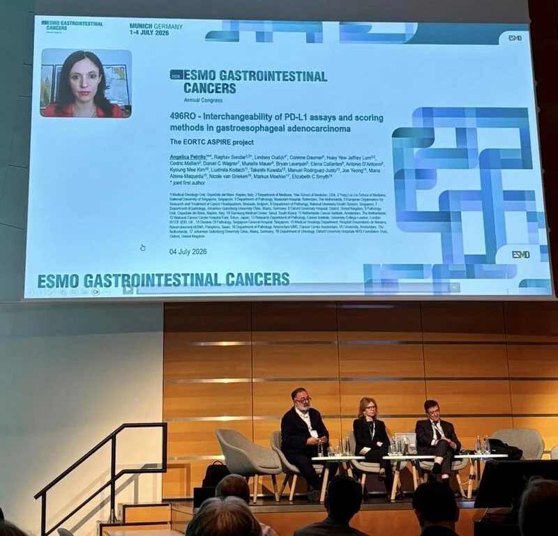 Angelica Petrillo Presented New Research on Biomarker Assessment in Gastroesophageal Adenocarcinoma - GOY ETS 2 Gastro Oncology Young ETS