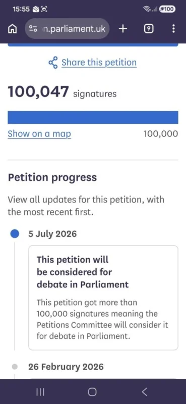 David Heathcote: Prostate Cancer Screening Petition Surpasses 100,000 Signatures 2 David Heathcote