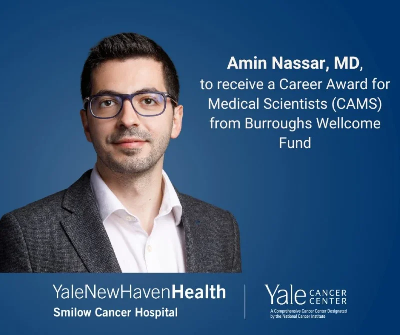 Congratulations to Amin Nassar on Receiving the 2026 Career Award for Medical Scientists - Yale Cancer Center 2 Yale Cancer Center