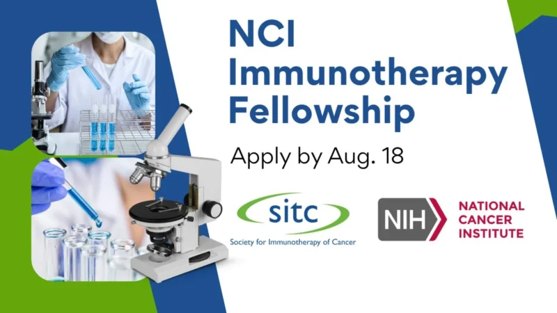 SITC Announces NCI Immunotherapy Fellowship for Future Cancer Immunotherapy Leaders