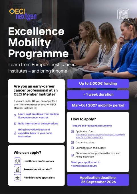 Supporting the OECI Excellence Mobility Program for Young Oncologists - EURACAN 2 EURACAN