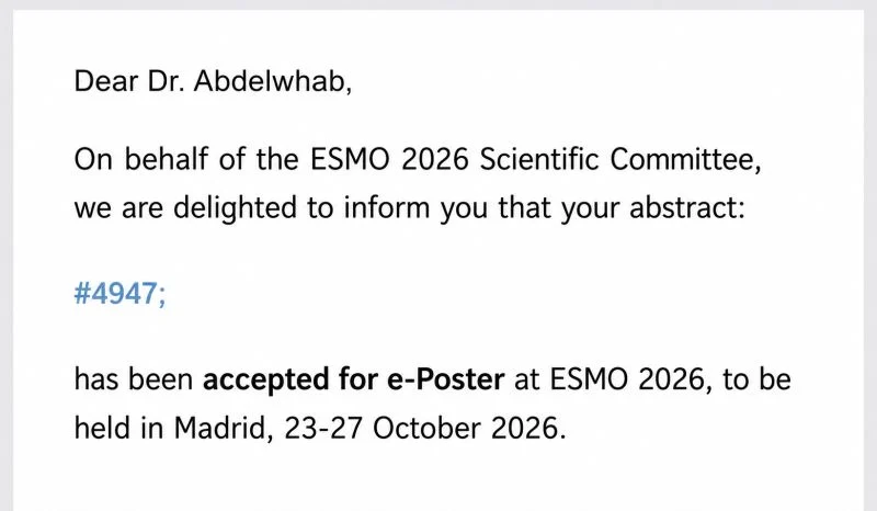 Zeinab Abdelwhab: Advancing Medication Safety Through Research at ESMO 2026