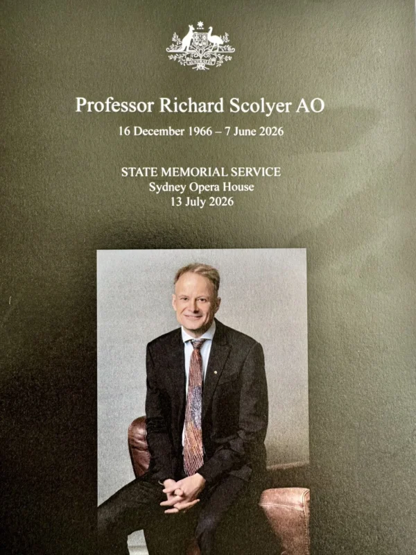 Tracey O’Brien: Honoring Professor Richard Scolyer’s Legacy of Hope, Compassion, and Courage 2 Tracey O’Brien: Honoring Professor Richard Scolyer’s Legacy of Hope, Compassion, and Courage