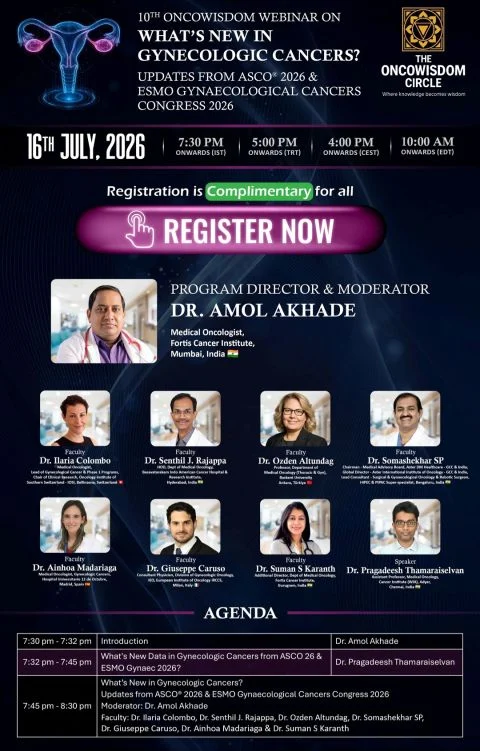 Amol Akhade: Webinar on Updates From ASCO 2026 and ESMO Gynaecological Cancers Congress 2026 2 Amol Akhade