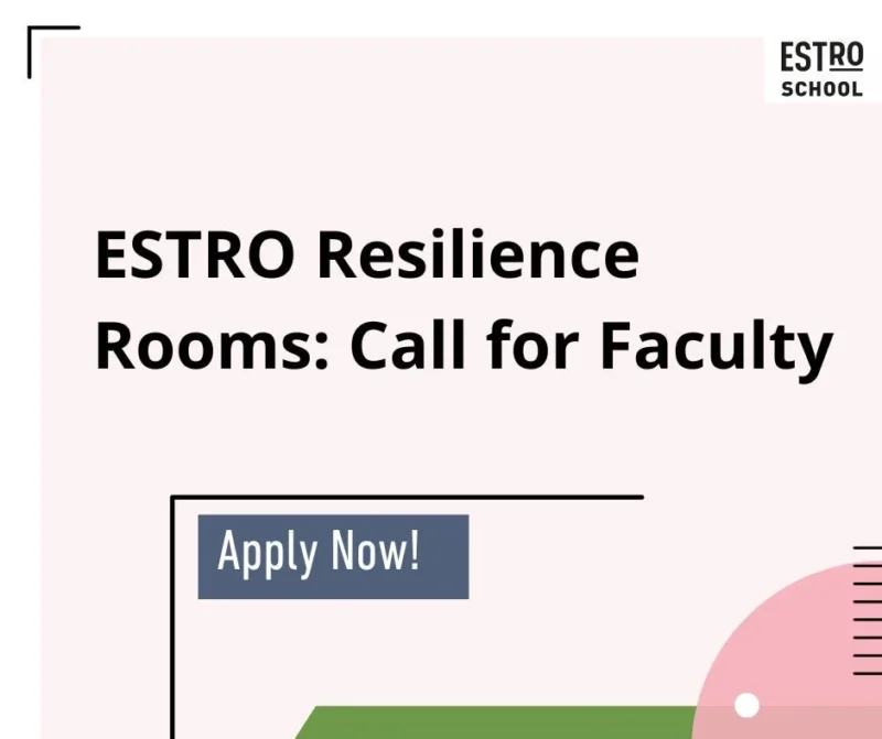 New Online Course Promoting Professional Wellbeing in Radiation Oncology - ESTRO