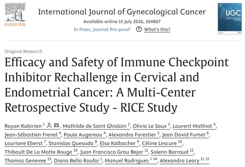 Giuseppe Caruso: New Evidence Supports ICI Rechallenge in Recurrent Gynecologic Cancers 2 Giuseppe Caruso