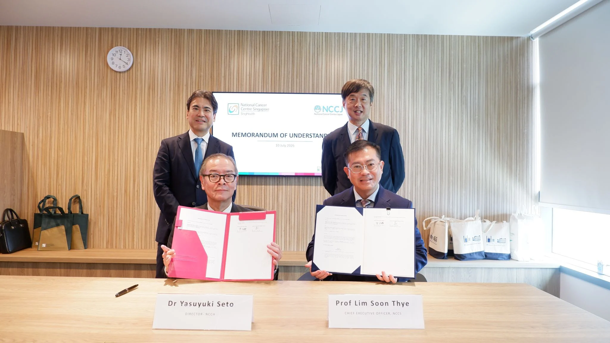 National Cancer Centers of Japan and Singapore Collaborate to Advance Cancer Care Across Asia