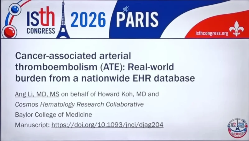 Heghine Khachatryan: Arterial Thrombosis Demands Attention in Comprehensive Cancer Care 2 Heghine Khachatryan