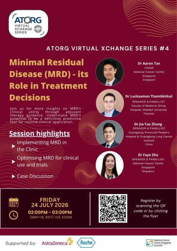 Herbert Loong: Join the Upcoming ATORG Event on MRD in Lung Cancer 2 Herbert Loong
