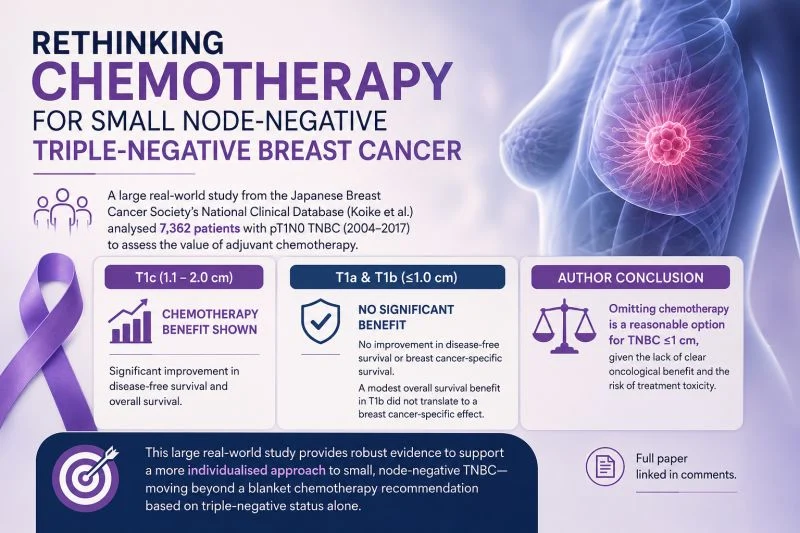 Kefah Mokbel: Rethinking Chemotherapy for Small Node-Negative TNBC