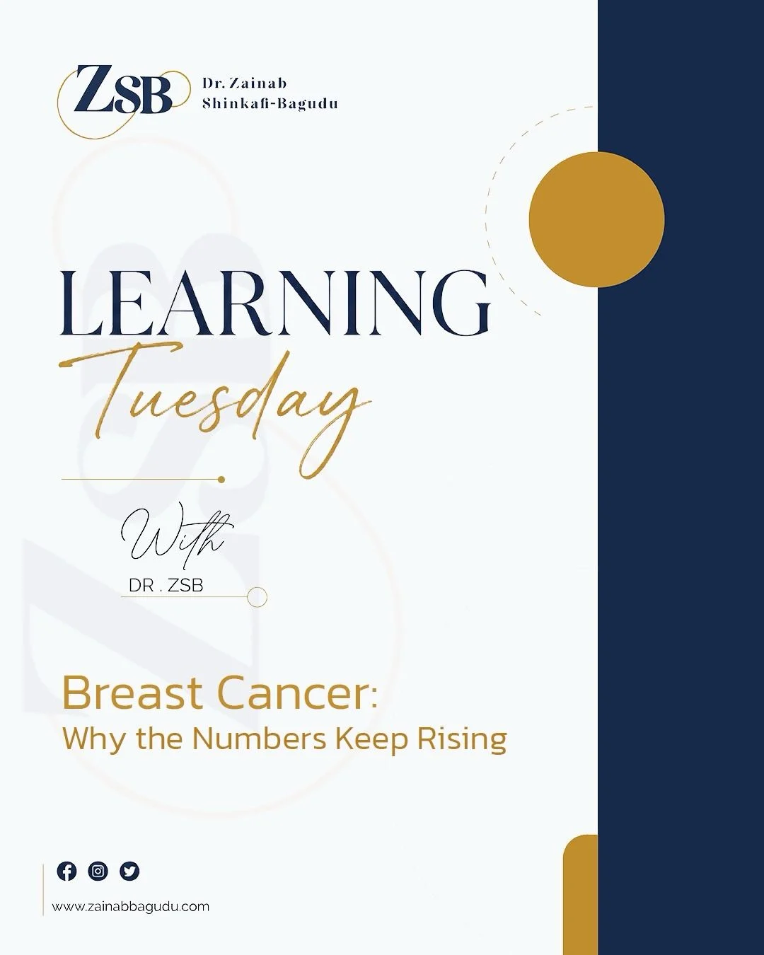 Zainab Shinkafi-Bagudu: Why Breast Cancer Numbers Keep Rising
