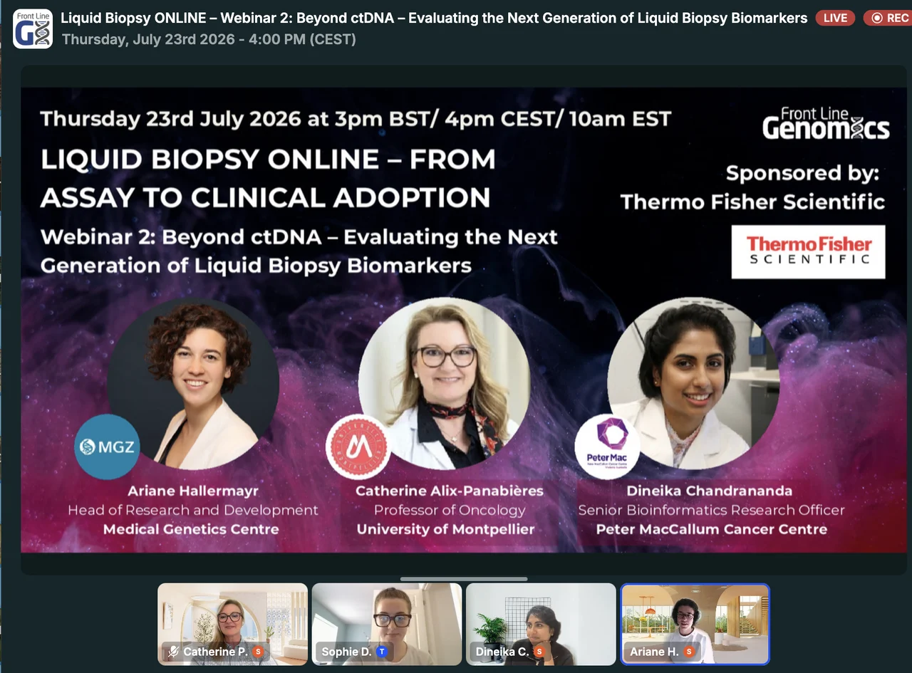Sophie Dunnett: Exploring the Next Generation of Liquid Biopsy Beyond ctDNA 2 Sophie Dunnett: Exploring the Next Generation of Liquid Biopsy Beyond ctDNA