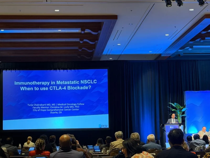 Turja Chakrabarti: Discussing CTLA-4 Blockade in Metastatic NSCLC at 27th Annual International Lung Cancer Congress 2 Turja Chakrabarti