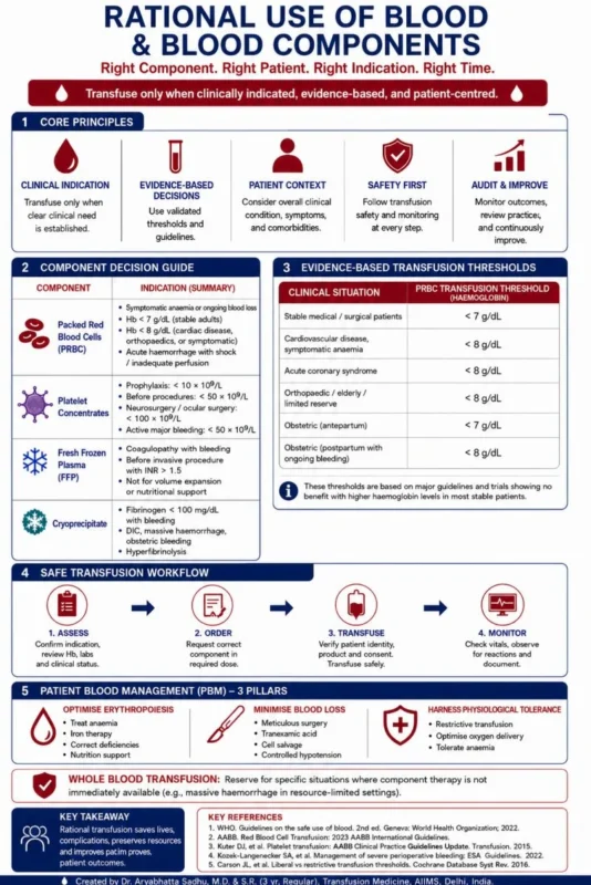 Aryabhatta Sadhu: New Guidance on the Rational Use of Blood and Blood Components