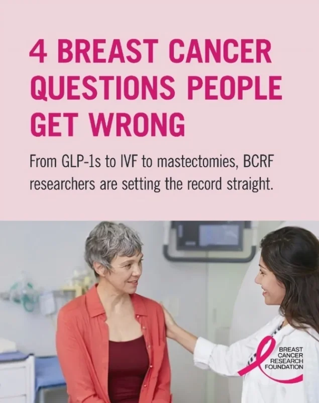 Highlighting 4 Breast Cancer Question People Get Wrong - The Breast Cancer Research Foundation 2 Highlighting 4 Breast Cancer Question People Get Wrong - The Breast Cancer Research Foundation
