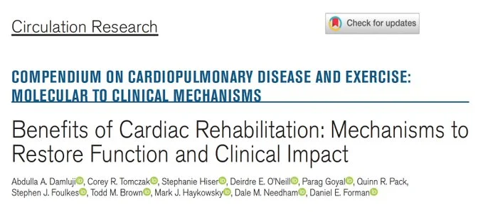 Abdulla A. Damluji: Outstanding Work Advancing Exercise and Cardiac Rehabilitation 2 Abdulla A. Damluji: Outstanding Work Advancing Exercise and Cardiac Rehabilitation
