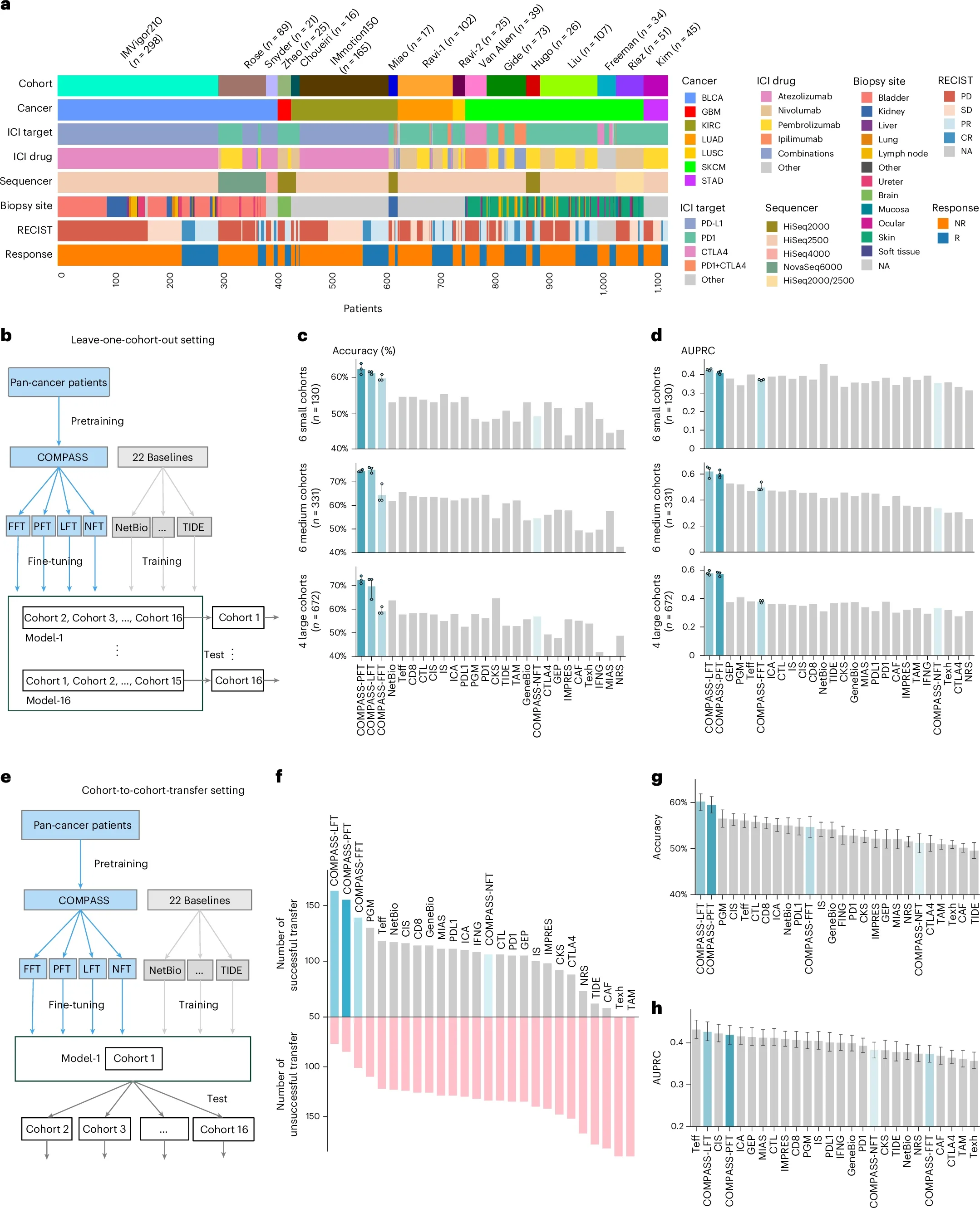 COMPASS: Can AI Predict Immunotherapy Response Across Multiple Cancers? 2 COMPASS