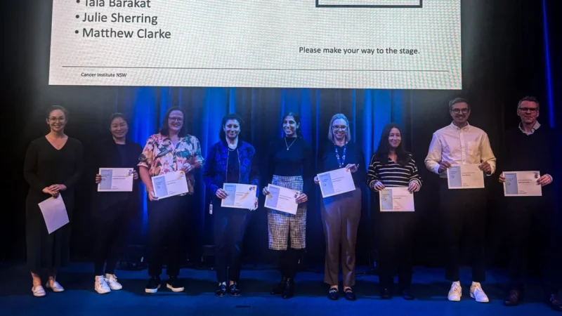 Recognising the Following Teams and Individuals for Their Outstanding Service – Cancer Institute NSW