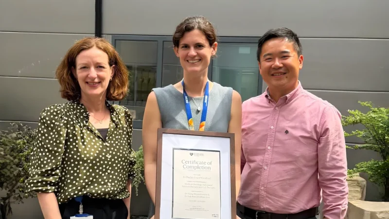 Jonathan Lim: Welcoming Rachel Woodford as Consultant Medical Oncologist at The Christie