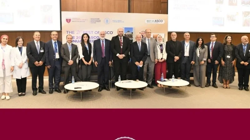 AUB President Fadlo R. Khuri Highlights Best of ASCO Lebanon’s Role in Advancing Cancer Care