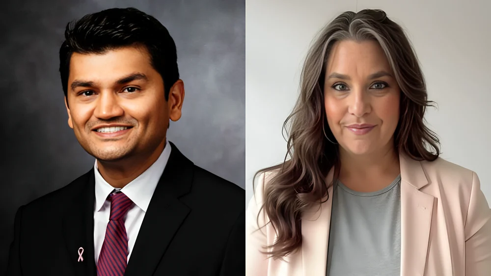 Ajit Bisen and Amanda Impellizzeri