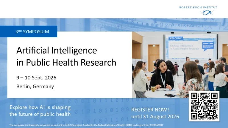 3rd Symposium “Artificial Intelligence in Public Health Research” 2 3rd Symposium “Artificial Intelligence in Public Health Research”