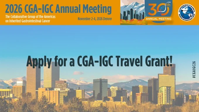 Travel Grant Applications are Open for CGAIGC26 - CGA-IGC 2 Travel Grant Applications are Open for CGAIGC26 - CGA-IGC