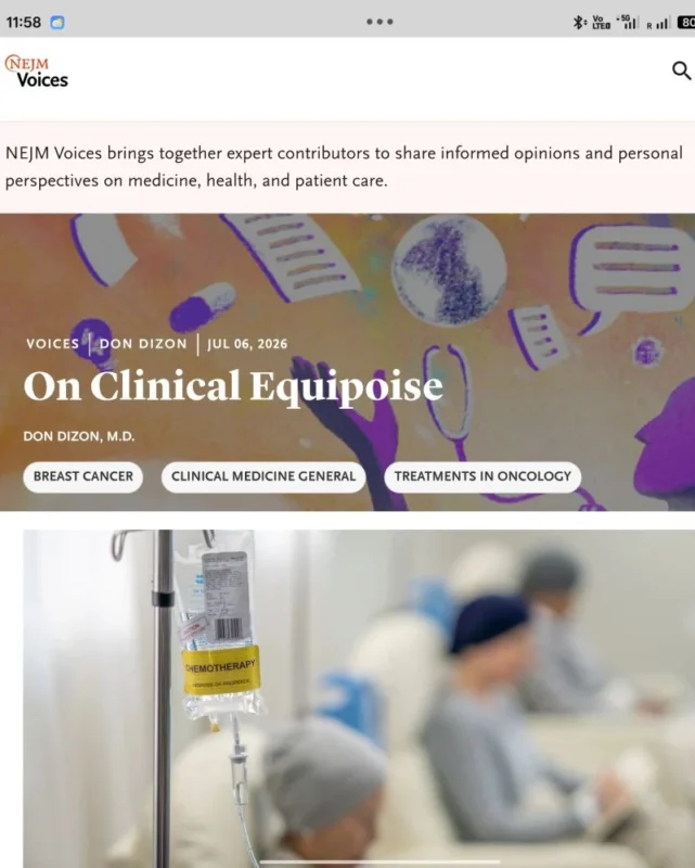 Don S. Dizon: Clinical Equipoise and the Challenge of Personalizing Care