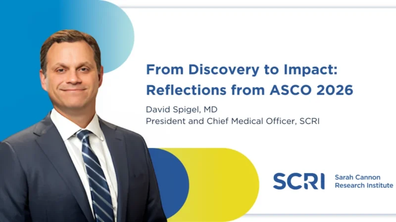 David R. Spigel: Key Takeaways From ASCO 2026 and the Future of Cancer Research